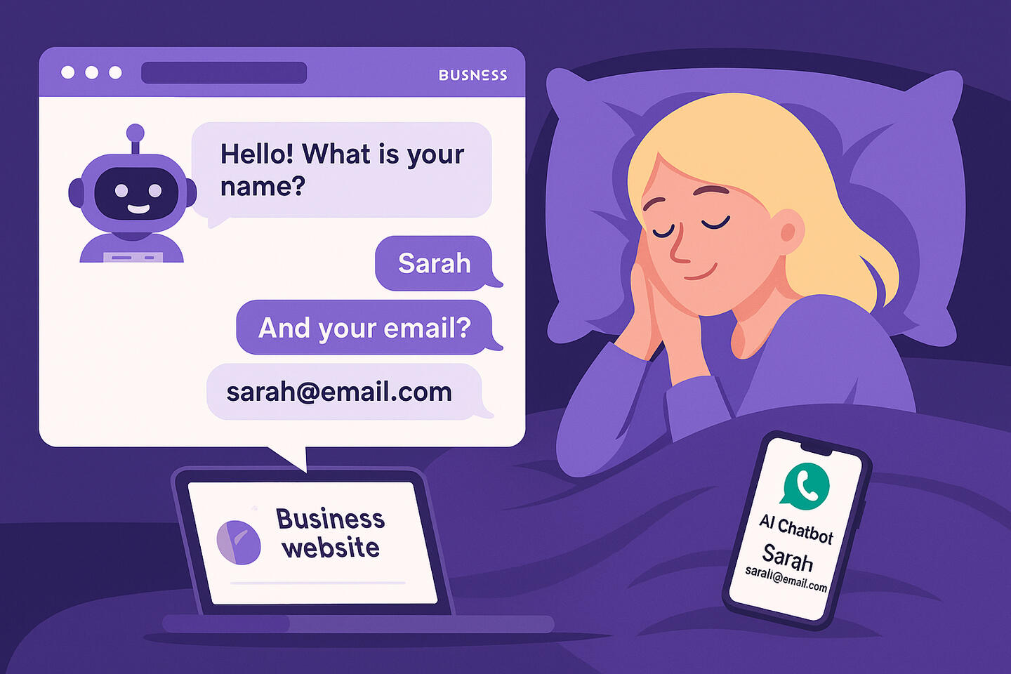 24/7 Chatbot engagement